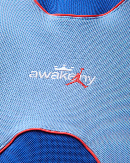Nike Jordan Jordan x Awake NY Polo Light Blu/Royal/Infrared/White T-Shirts Polo IR2871-434