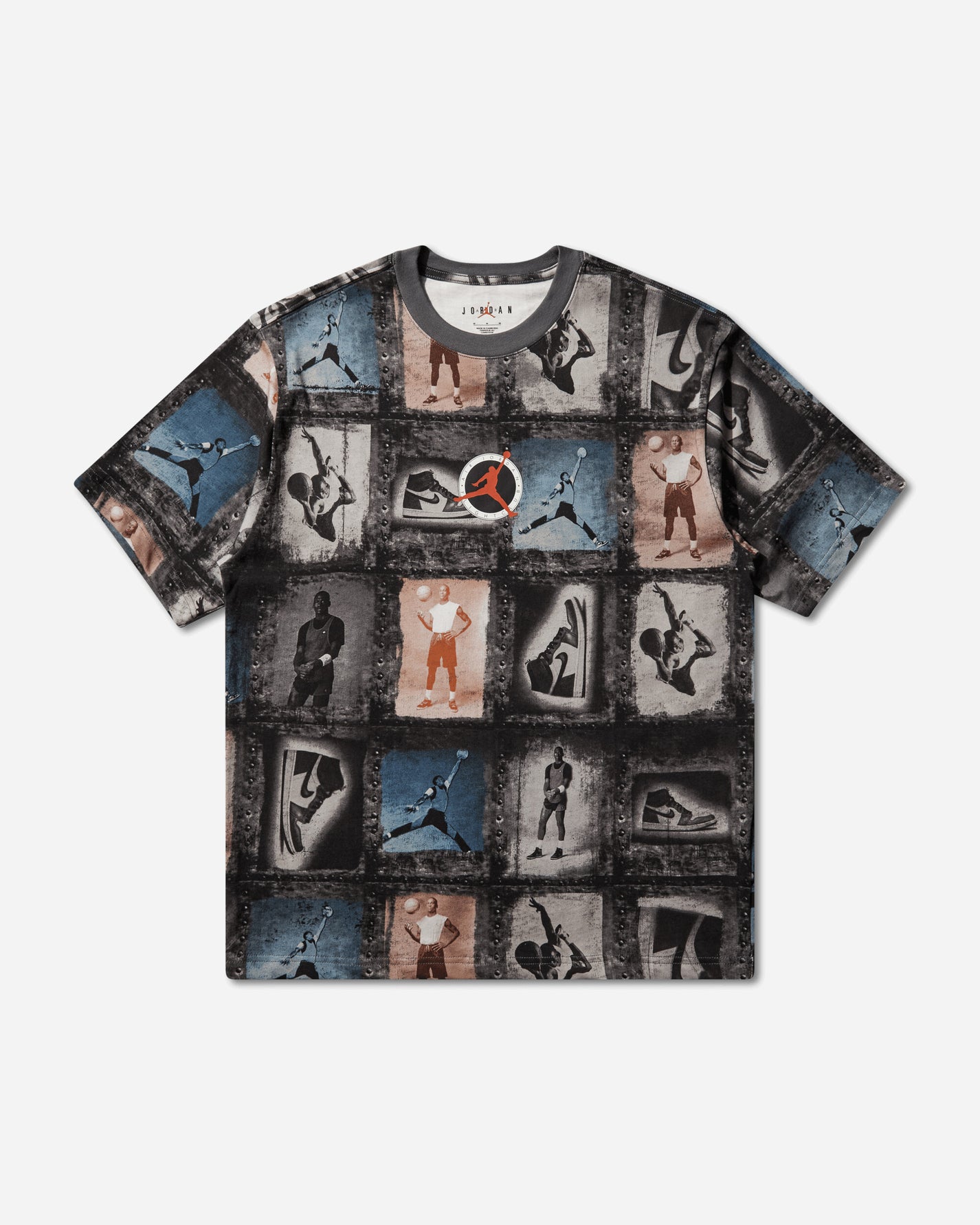 Nike Jordan Jordan Flight Club Men's Printed T-Shirt Sail T-Shirts Shortsleeve IF3114-133