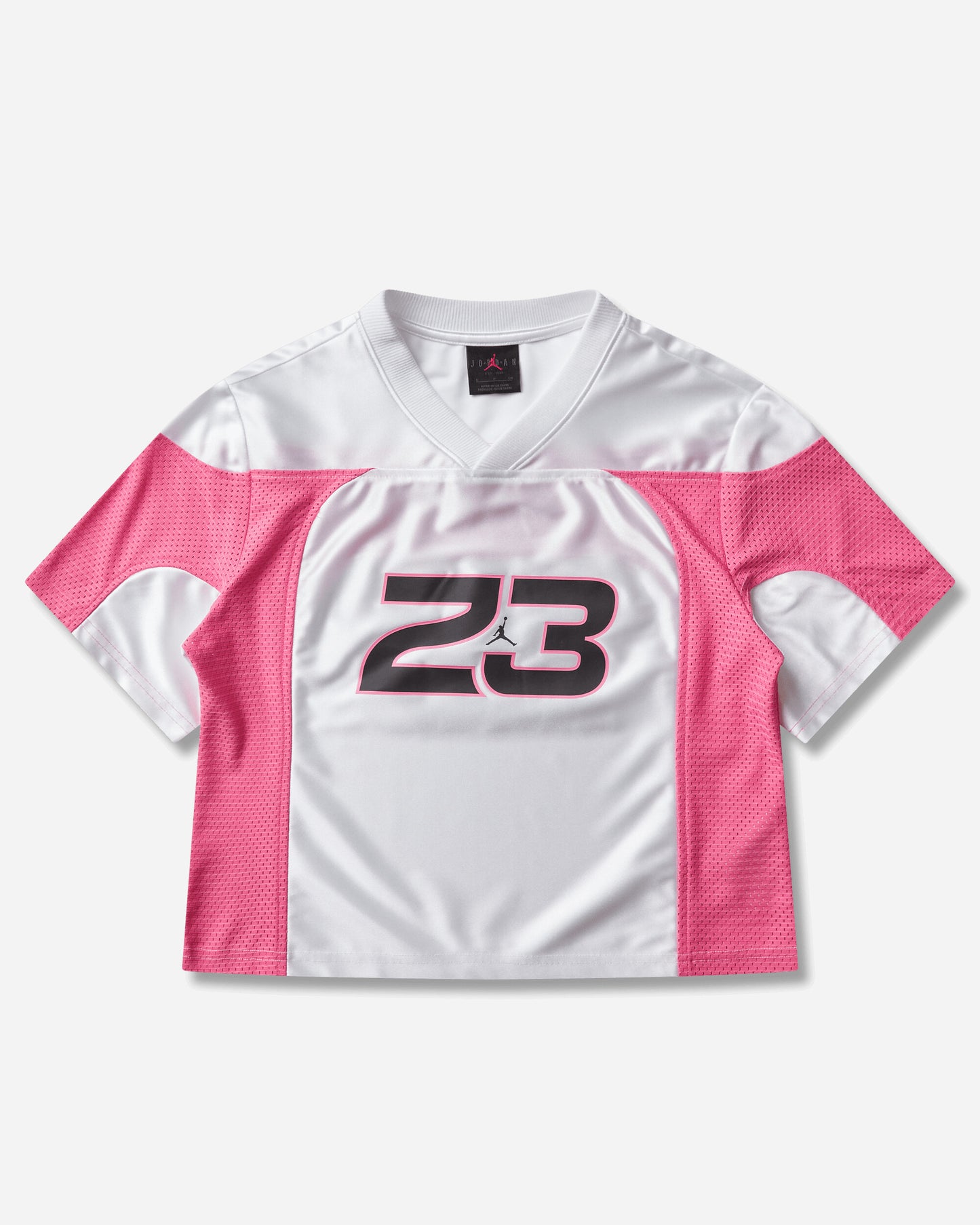 Nike Jordan Jordan Flight Women's Short-Sleeve Jersey White/Pinksicle/Black T-Shirts Shortsleeve IF1157-100