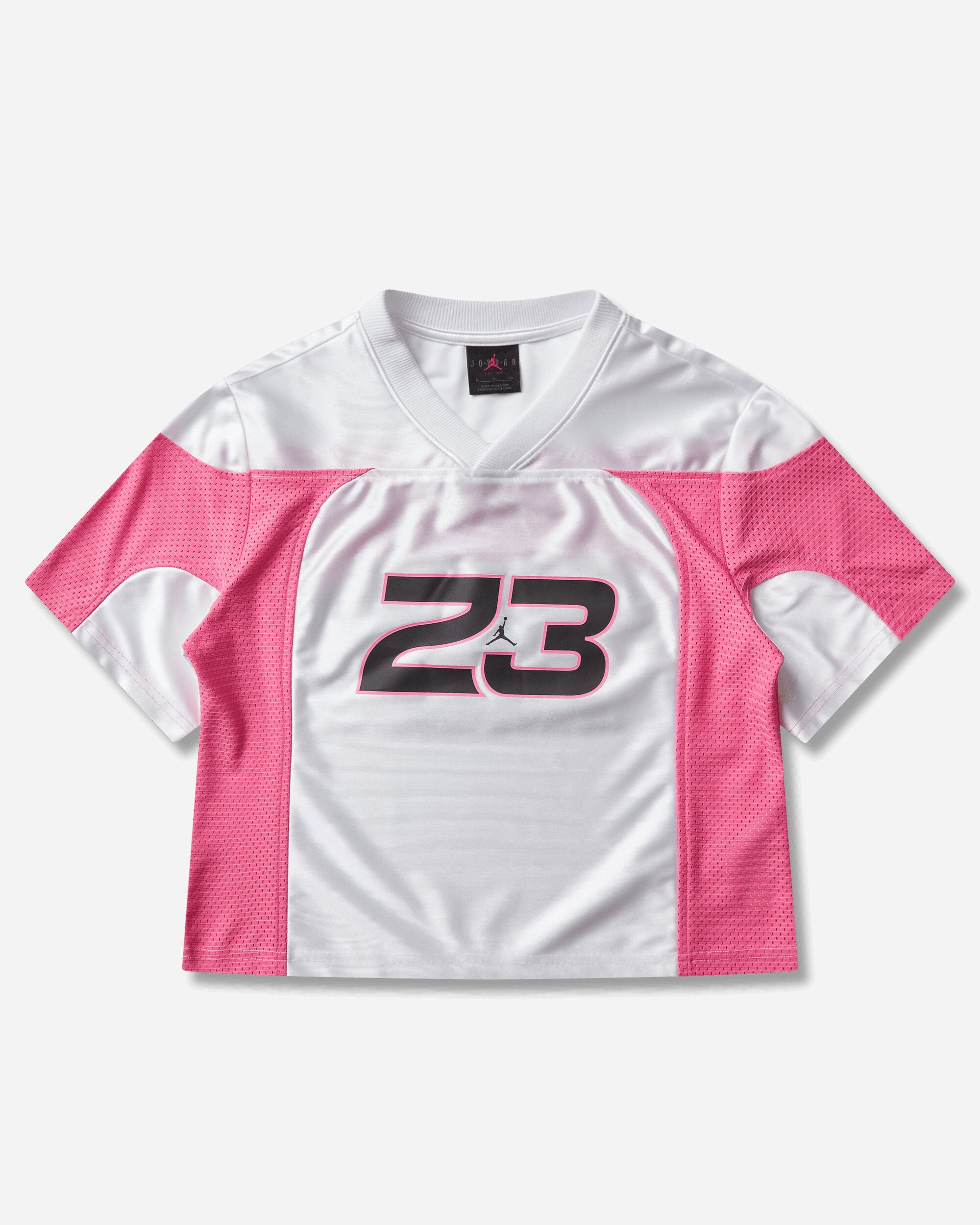 Nike Jordan Jordan Flight Women's Short-Sleeve Jersey White/Pinksicle/Black T-Shirts Shortsleeve IF1157-100