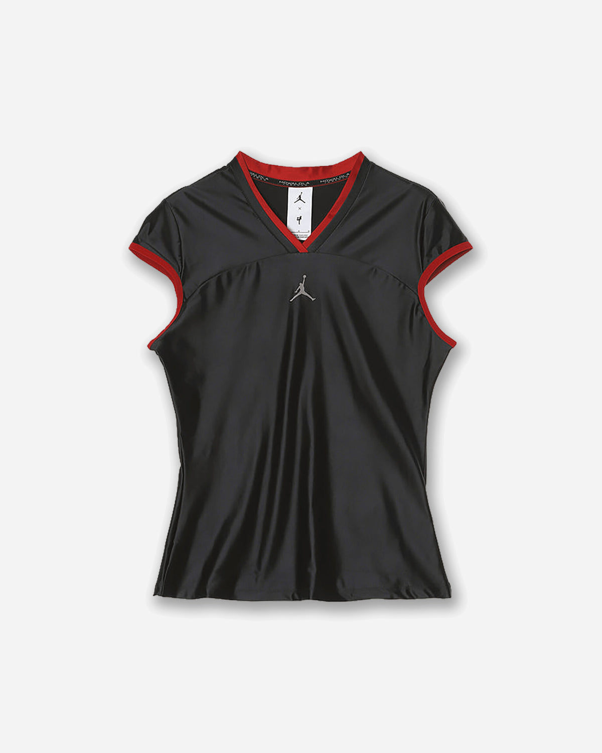 Nike Jordan Jordan Mowalola T Shirt Black/Gym Red T-Shirts Shortsleeve IR2133-010