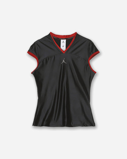 Nike Jordan Jordan Mowalola T Shirt Black/Gym Red T-Shirts Shortsleeve IR2133-010