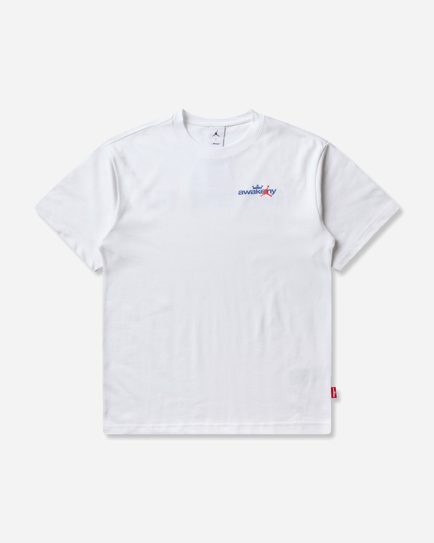 Nike Jordan Jordan x Awake NY T Shirt White/Light Blu/Royal/Infrared T-Shirts Shortsleeve IR2873-100