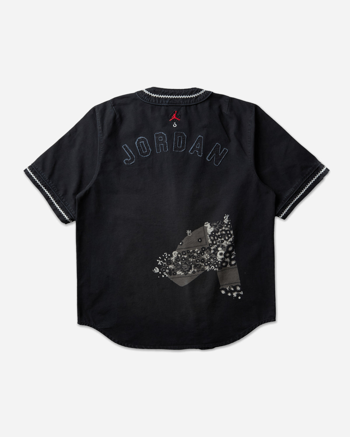Nike Jordan Jordan X Nomarhythm Textile T Shirt Black/University Red/White T-Shirts Shortsleeve IQ8396-010