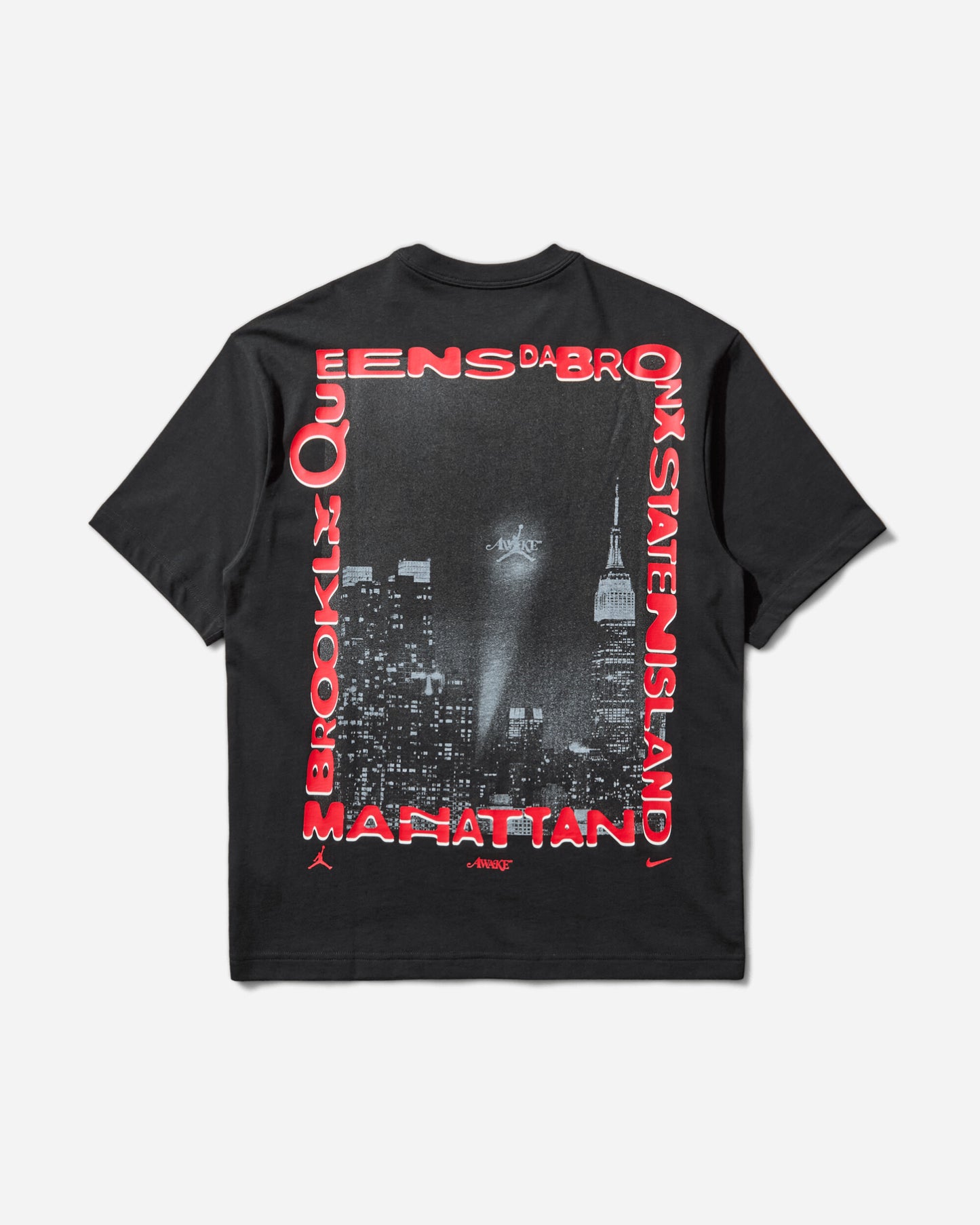 Nike Jordan M J Awny Tee Black/White/University Red T-Shirts Shortsleeve IB7290-010