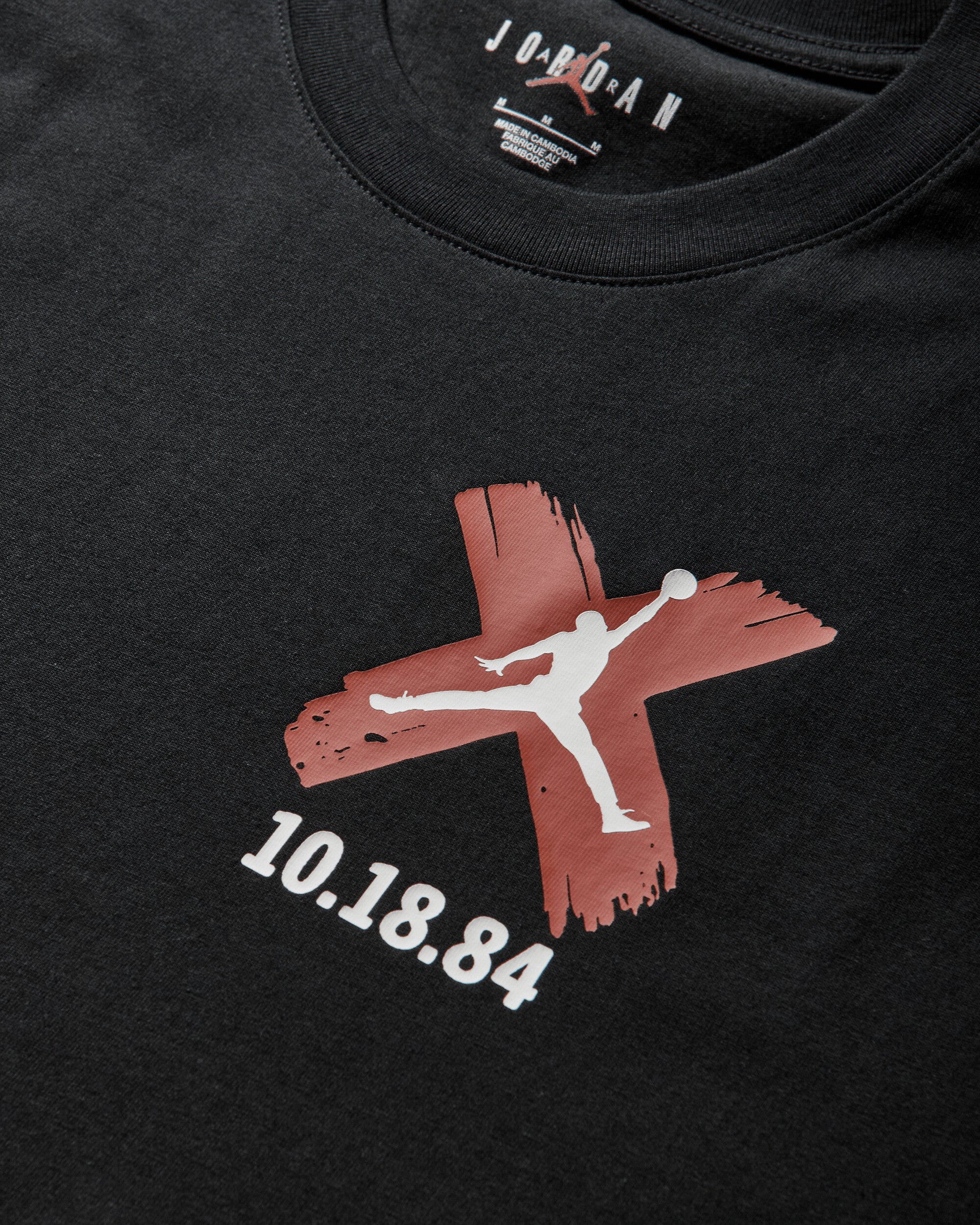 Nike Jordan M J Brk Banned Gfx Ss Crew Black T-Shirts Shortsleeve IR2121-010