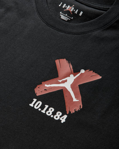 Nike Jordan M J Brk Banned Gfx Ss Crew Black T-Shirts Shortsleeve IR2121-010