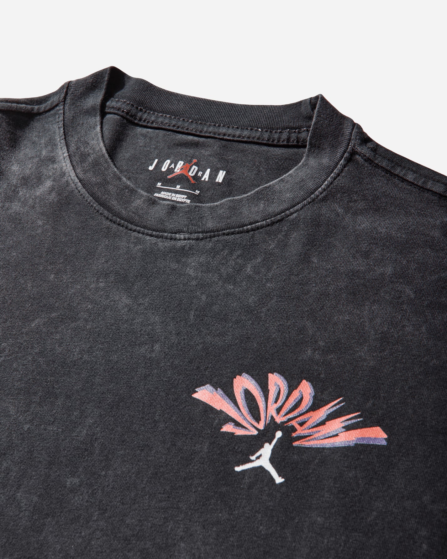 Nike Jordan M J Flt Reis Fear Ss Crew Black/White T-Shirts Shortsleeve IF3118-010