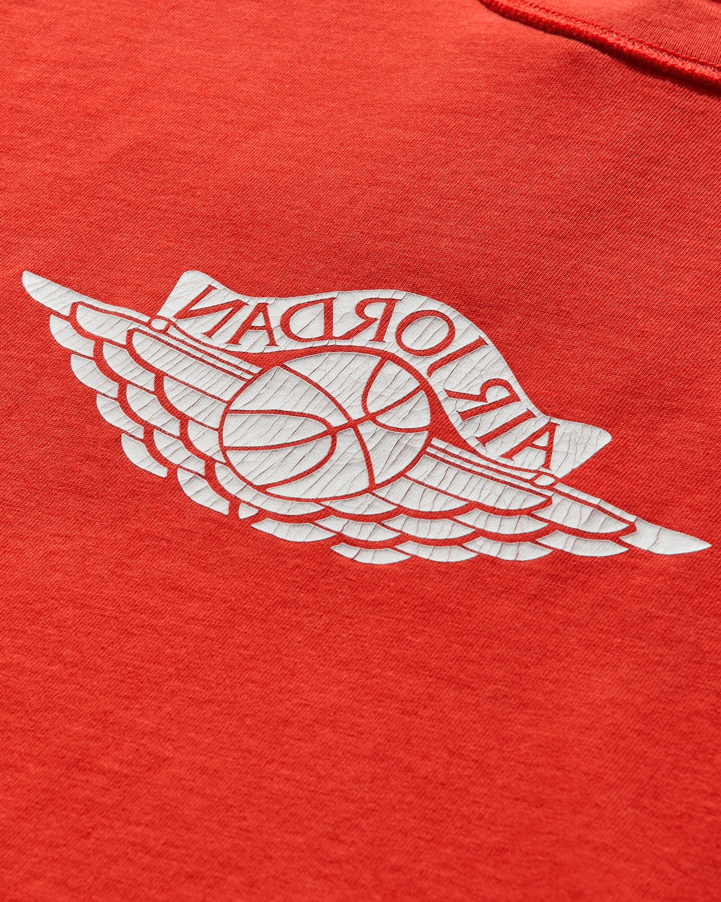 Nike Jordan M J Rare Air Wsh 85 Ss Crew Chile Red/Sail T-Shirts Shortsleeve IB3130-673