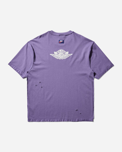 Nike Jordan M J Rare Air Wsh 85 Ss Crew Purple Earth/Sail T-Shirts Shortsleeve IB3130-554