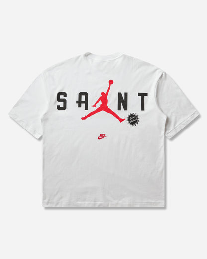 Nike Jordan M J Sm Ss Tee White/University Red/Black T-Shirts Shortsleeve FV4716-100