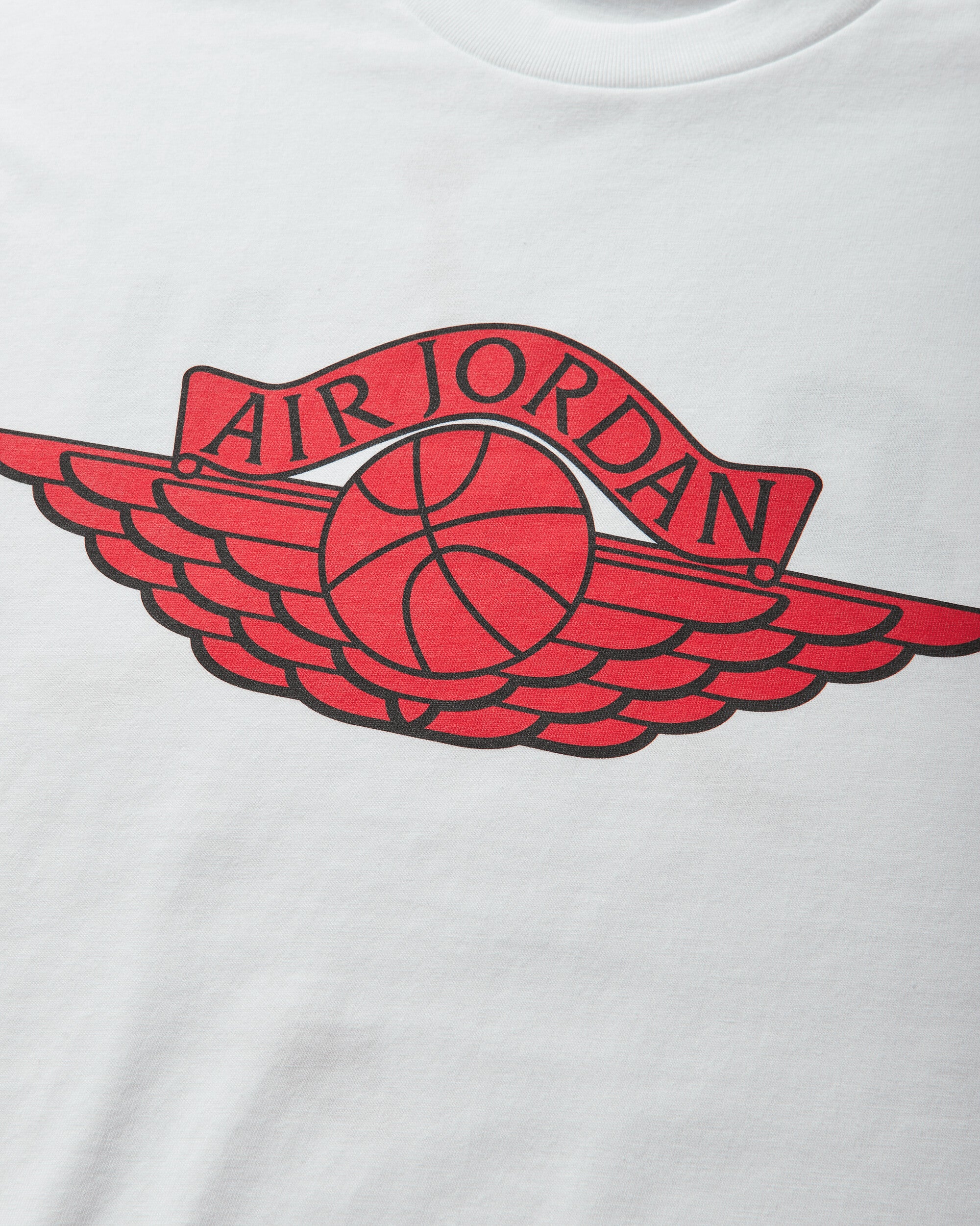 Nike Jordan M J Sm Ss Tee White/University Red/Black T-Shirts Shortsleeve FV4716-100