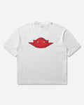 Nike Jordan M J Sm Ss Tee White/University Red/Black T-Shirts Shortsleeve FV4716-100