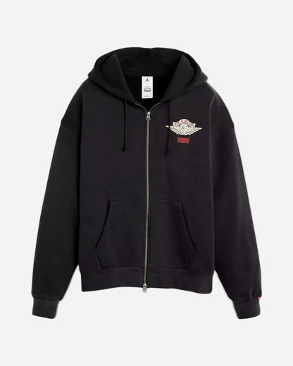 Nike Jordan M J Levis Hoodie Black/Pale Ivory/Gym Red Sweatshirts Zip-Ups IM6734-010