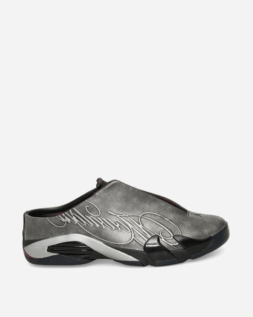 Nike Jordan Air Jordan 14 Retro Mule Mowalola Black/Metallic Silver/Red Sneakers High IR0908-001