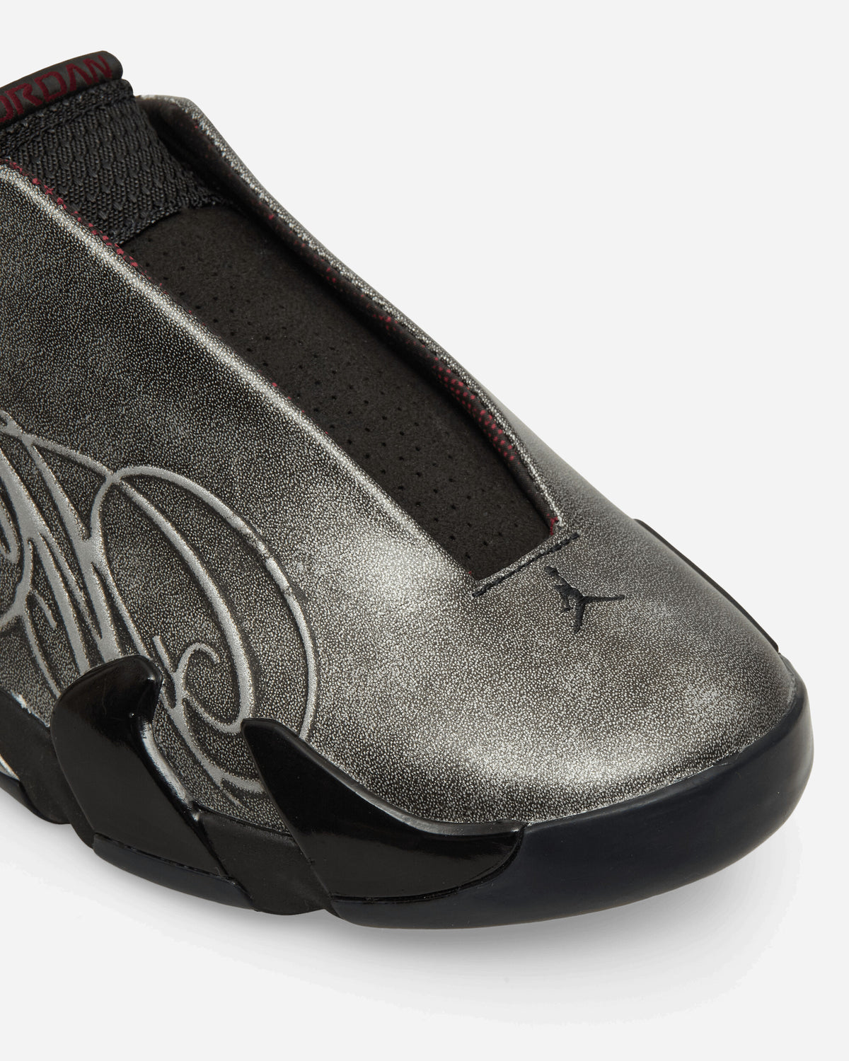 Nike Jordan Air Jordan 14 Retro Mule Mowalola Black/Metallic Silver/Red Sneakers High IR0908-001
