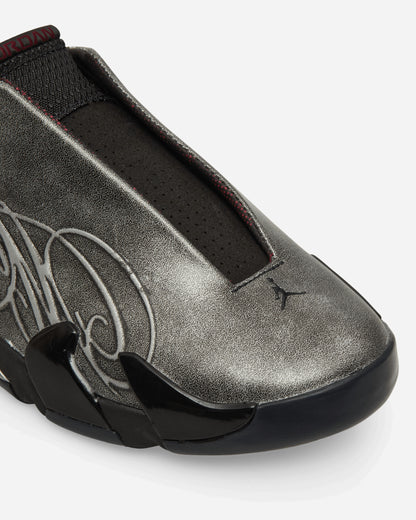 Nike Jordan Air Jordan 14 Retro Mule Mowalola Black/Metallic Silver/Red Sneakers High IR0908-001