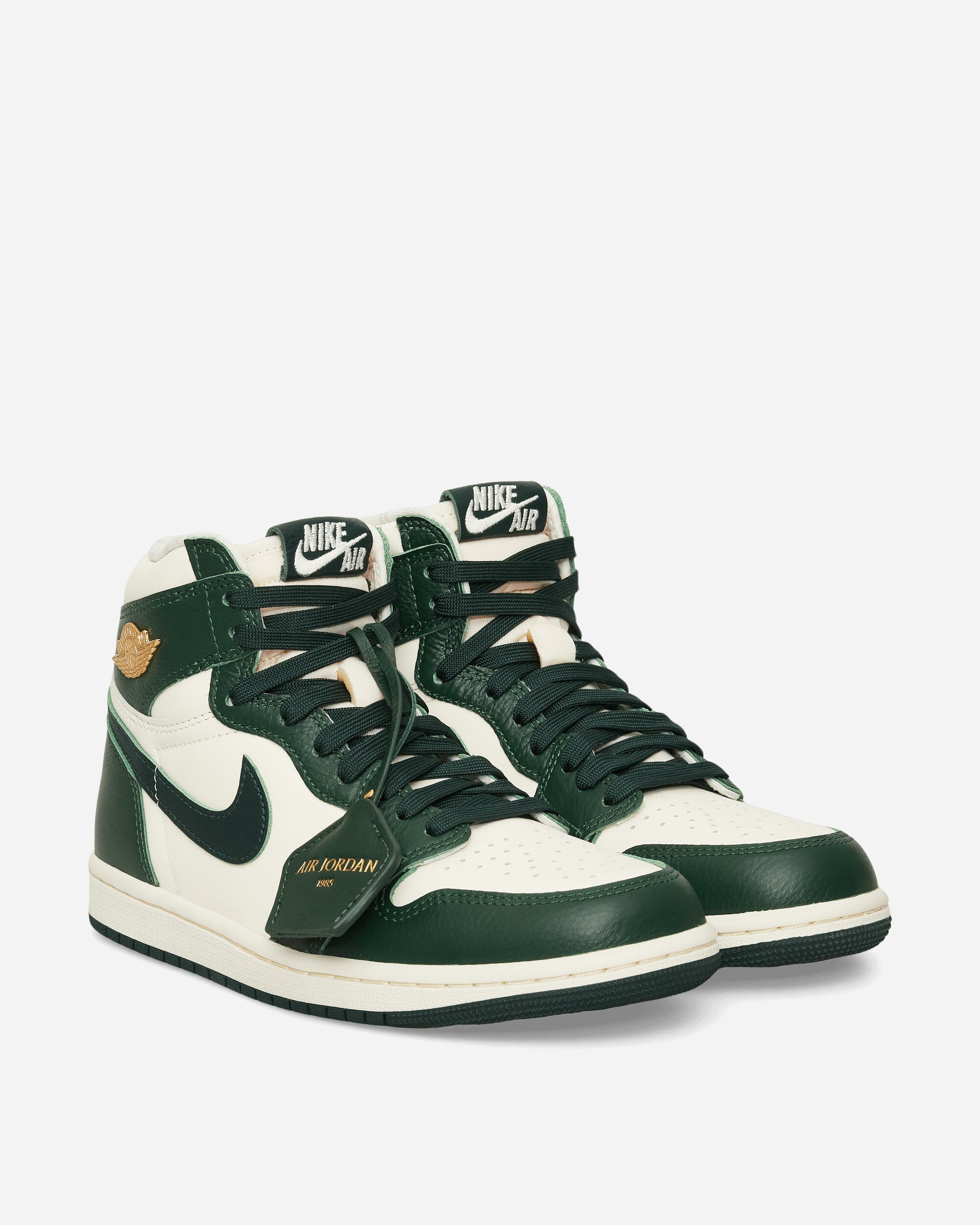 Nike Jordan Air Jordan 1 Retro High Og Women's Shoes Pale Ivory/Pro Green/Fir/Cocon Sneakers High FD2596-101
