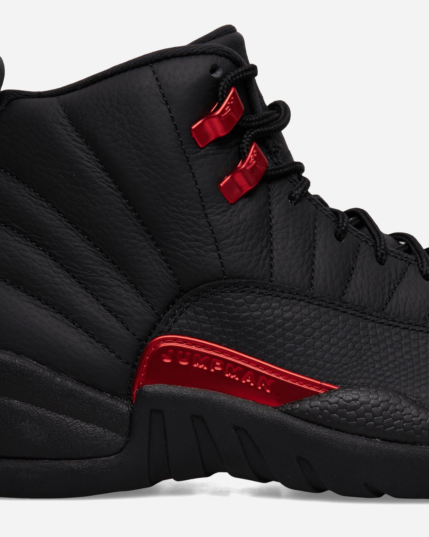 Nike Jordan Air Jordan 12 Retro Men's Shoes Black/Varsity Red Sneakers Mid CT8013-003