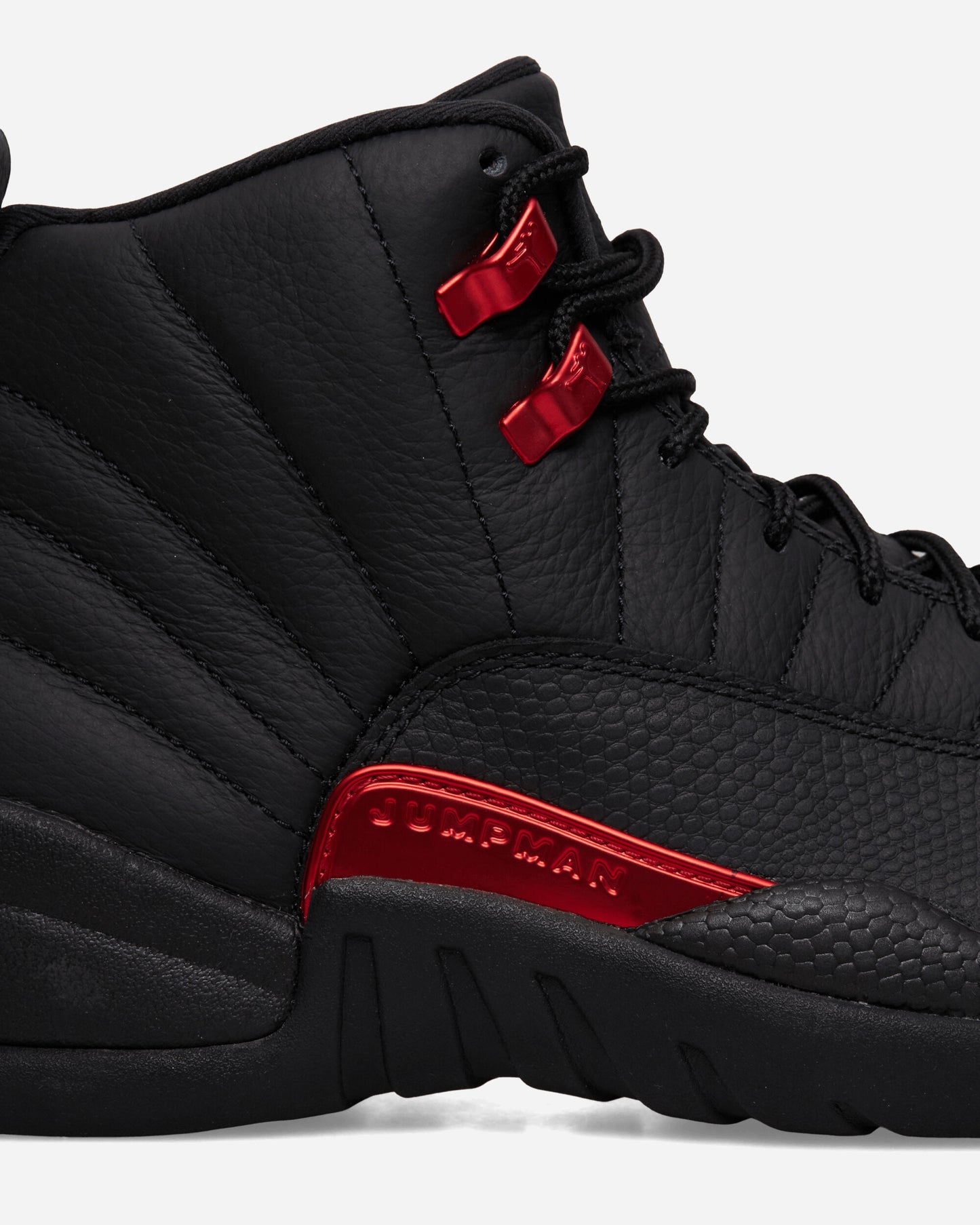 Nike Jordan Air Jordan 12 Retro Men's Shoes Black/Varsity Red Sneakers Mid CT8013-003