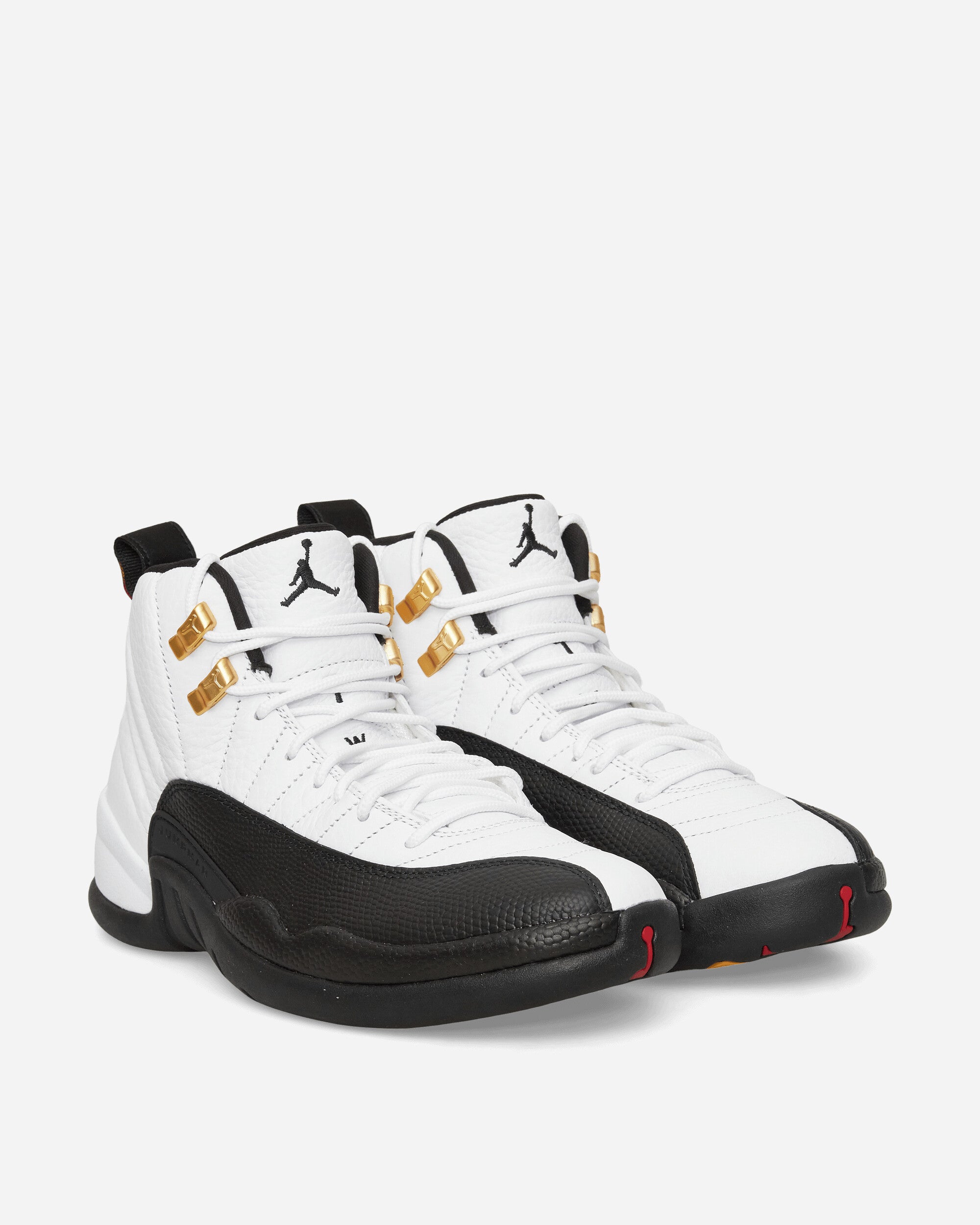 Nike Jordan Air Jordan 12 Retro Men's Shoes White/Black-Taxi Sneakers Mid CT8013-117