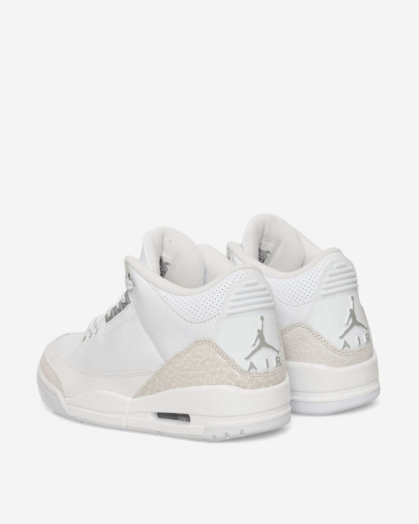 Nike Jordan Air Jordan 3 Retro White/Metallic Silver/White Sneakers Mid CT8532-111