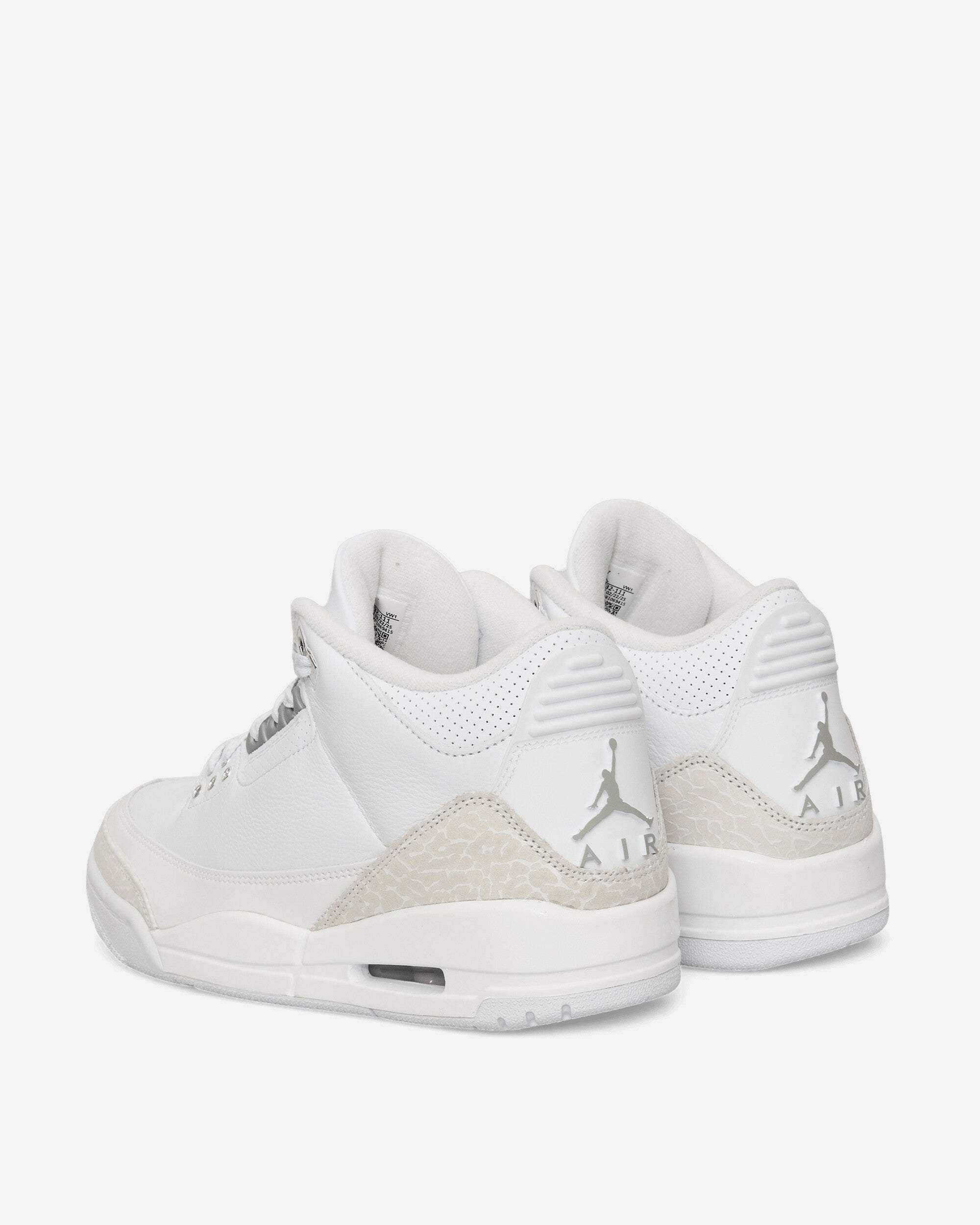 Nike Jordan Air Jordan 3 Retro White/Metallic Silver/White Sneakers Mid CT8532-111