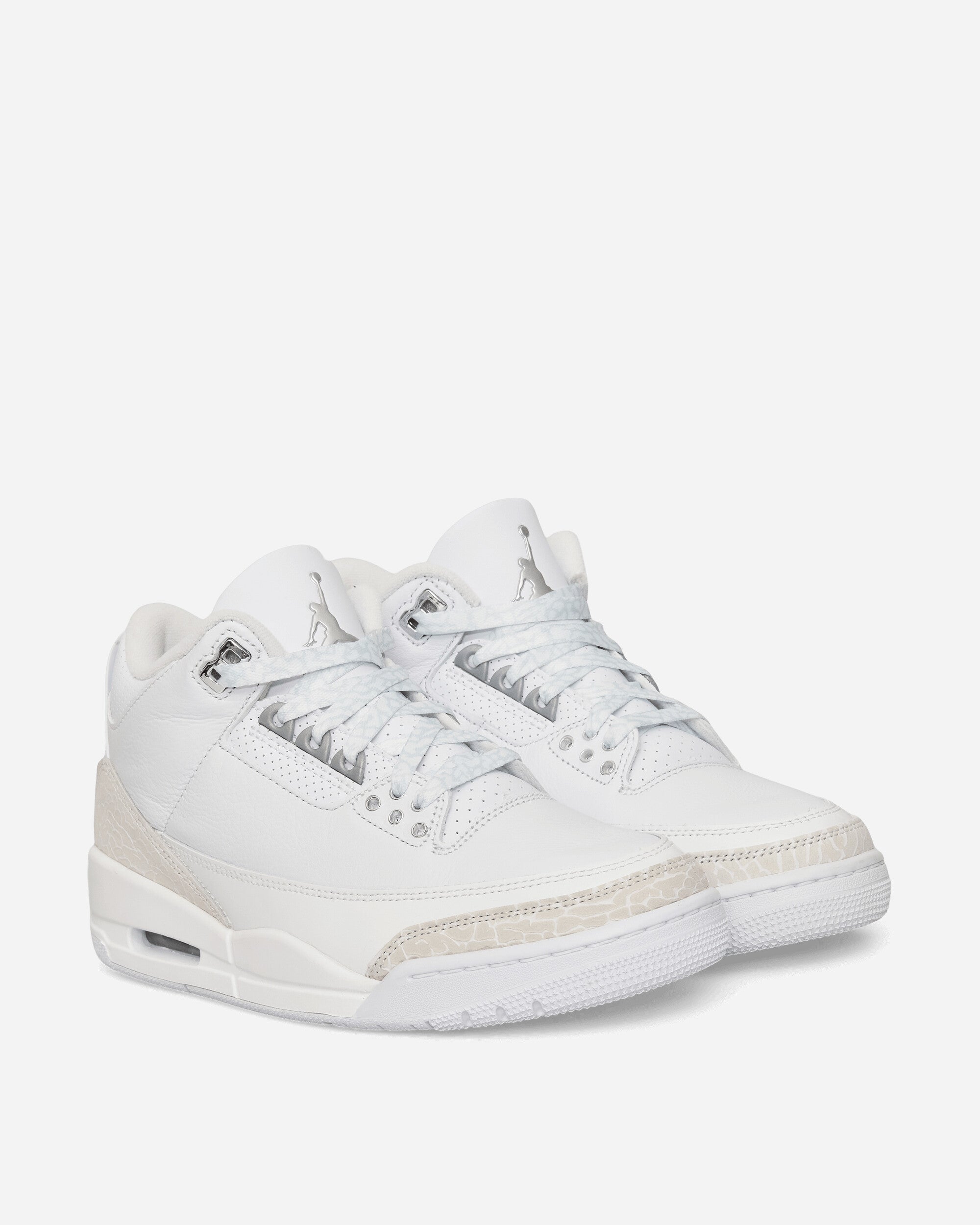 Nike Jordan Air Jordan 3 Retro White/Metallic Silver/White Sneakers Mid CT8532-111