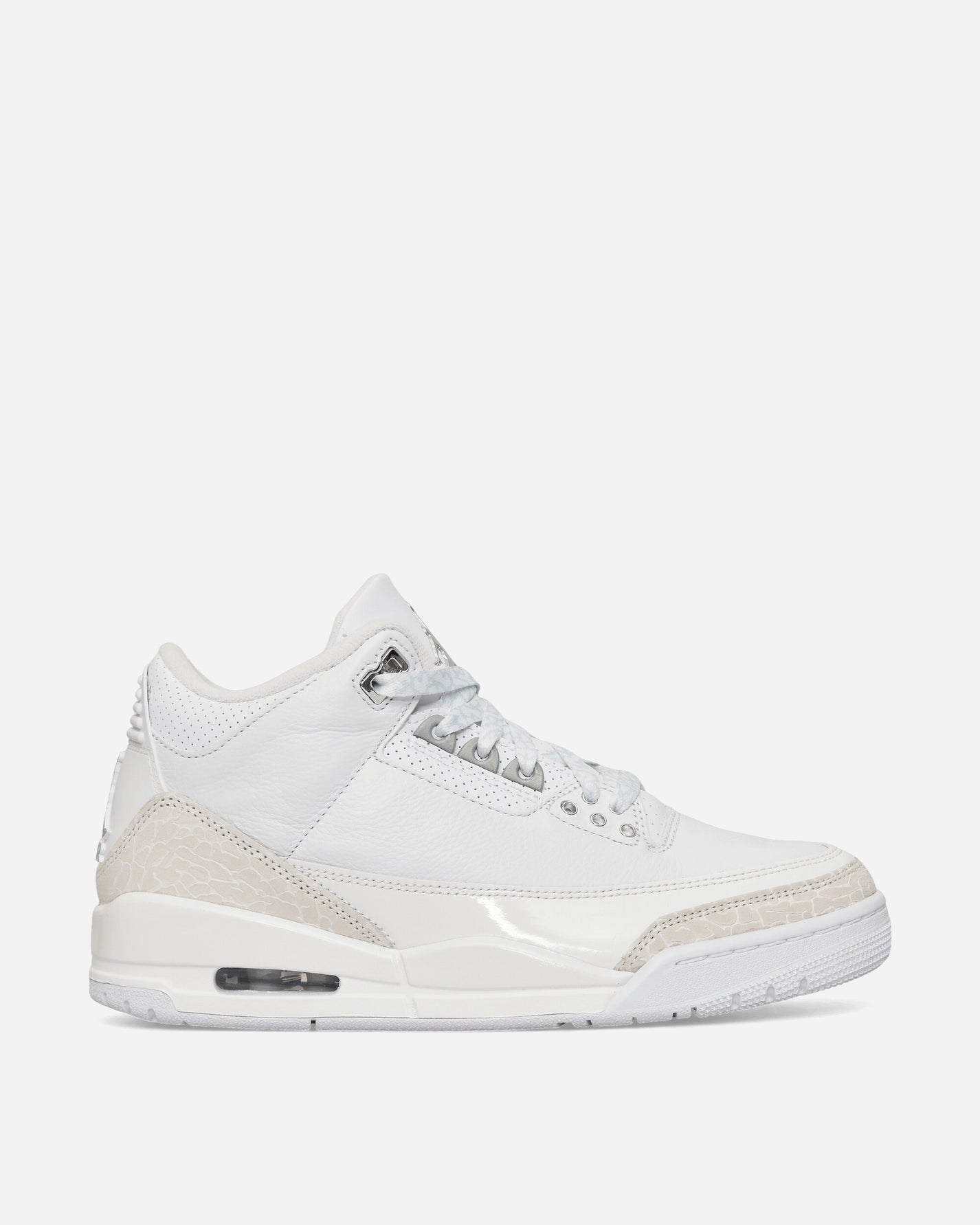 Nike Jordan Air Jordan 3 Retro White/Metallic Silver/White Sneakers Mid CT8532-111