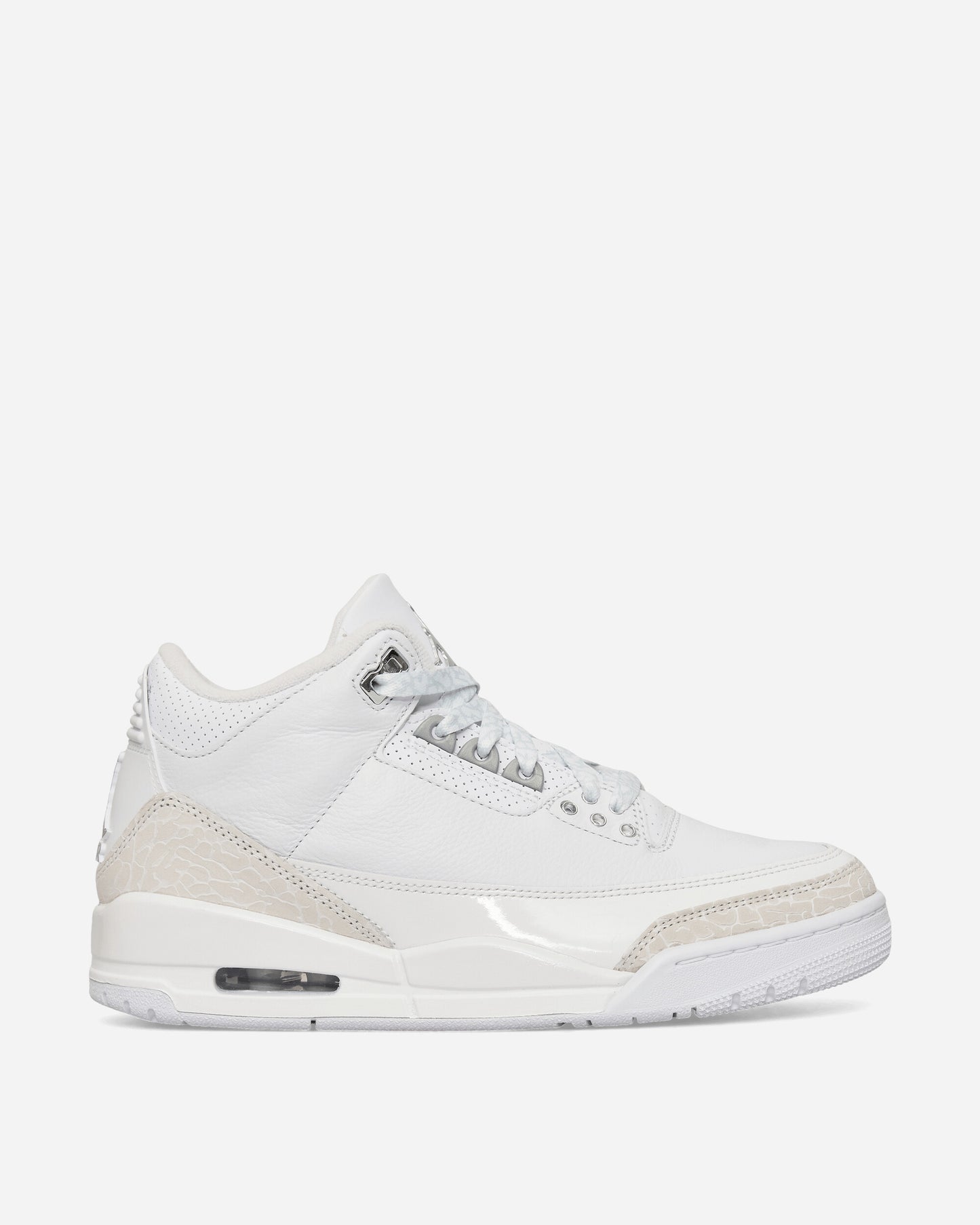 Nike Jordan Air Jordan 3 Retro White/Metallic Silver/White Sneakers Mid CT8532-111