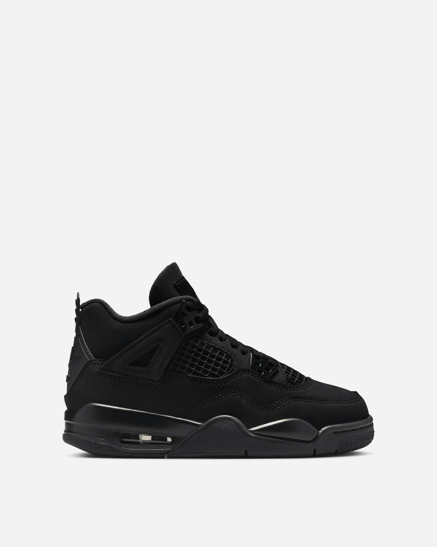 Nike Jordan Air Jordan 4 Retro Big Kids' Shoes Black/Black-Lt Graphite Sneakers Mid IB4171-010