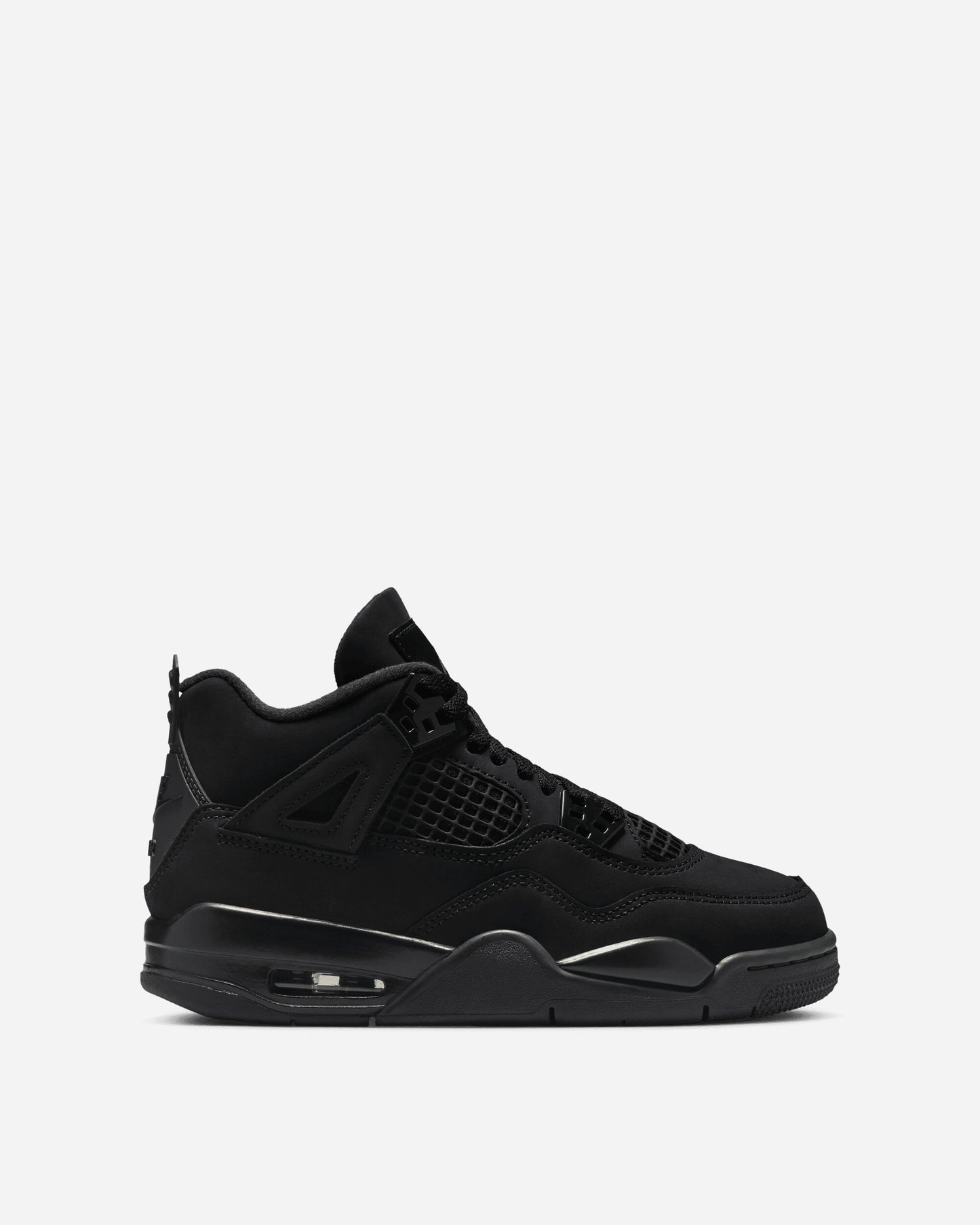 Nike Jordan Air Jordan 4 Retro Big Kids' Shoes Black/Black-Lt Graphite Sneakers Mid IB4171-010