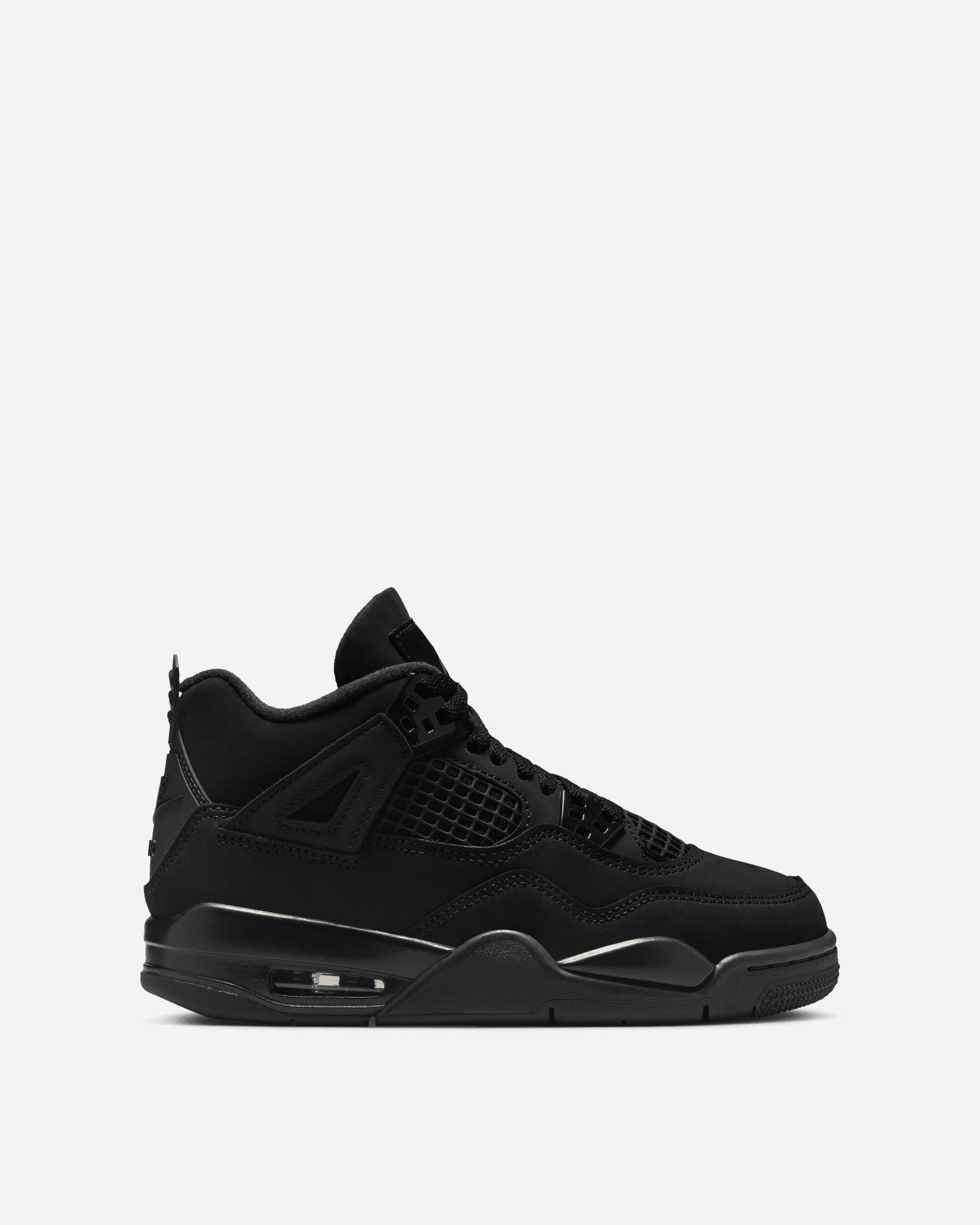 Nike Jordan Air Jordan 4 Retro Big Kids' Shoes Black/Black-Lt Graphite Sneakers Mid IB4171-010