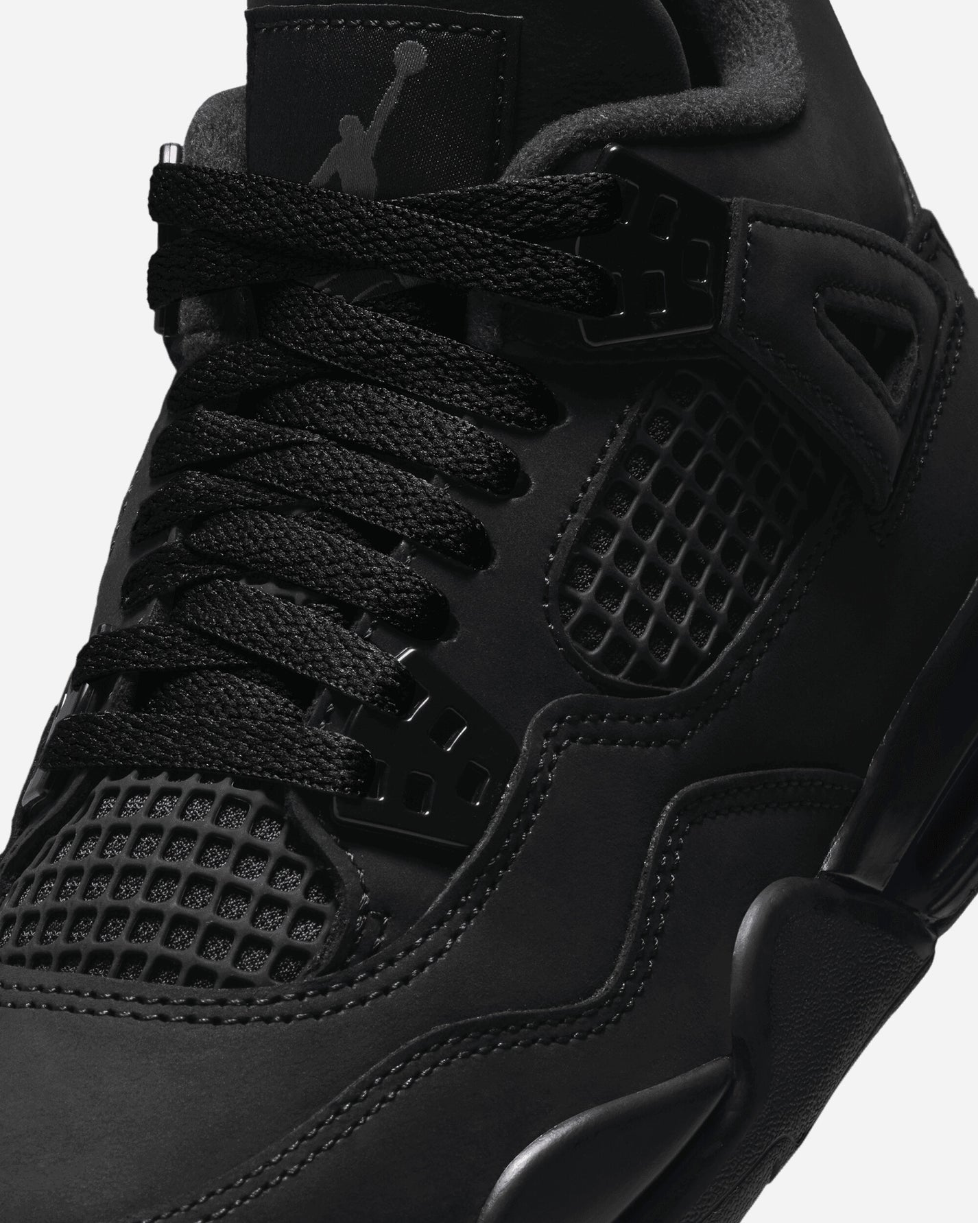 Nike Jordan Air Jordan 4 Retro Big Kids' Shoes Black/Black-Lt Graphite Sneakers Mid IB4171-010