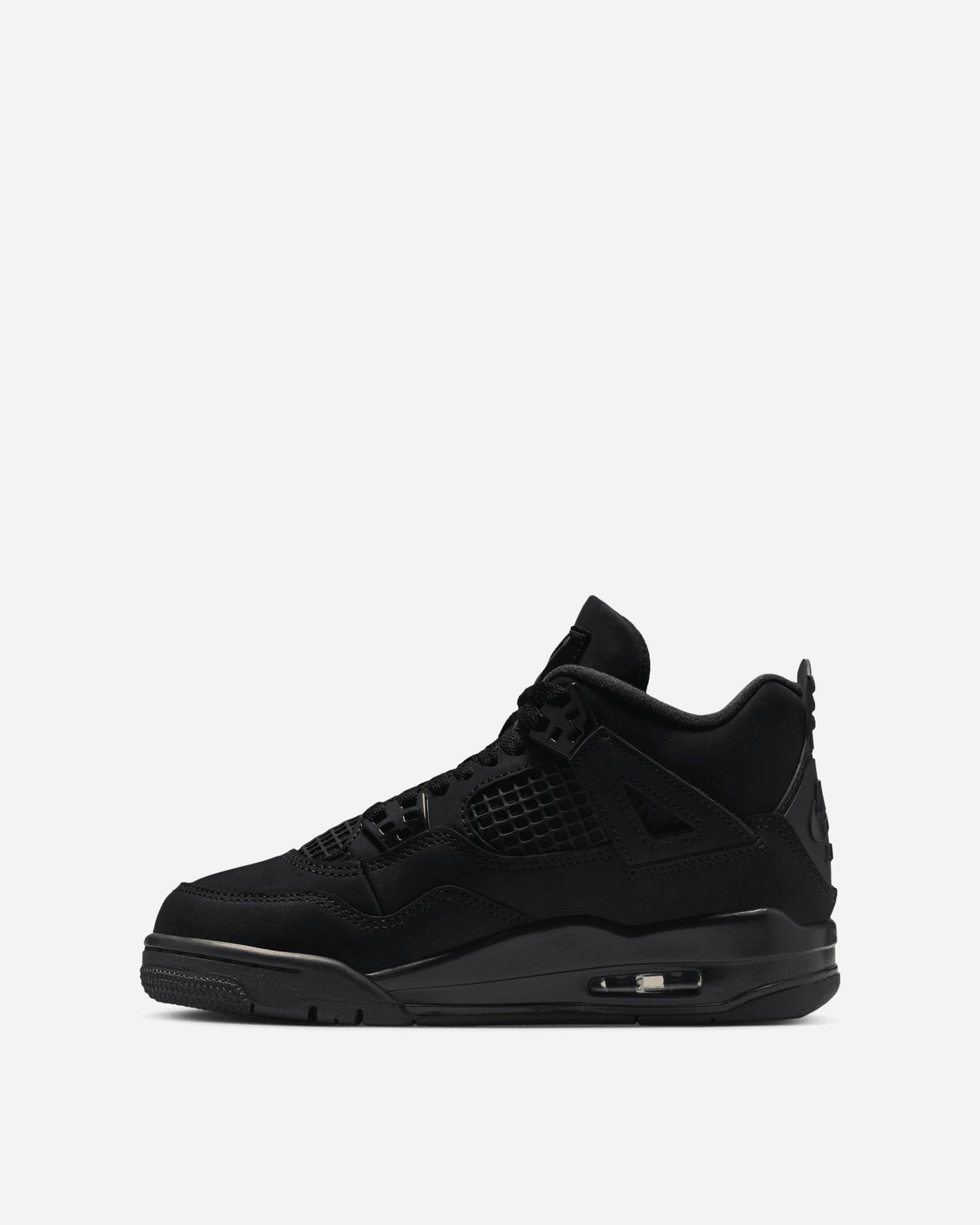 Nike Jordan Air Jordan 4 Retro Big Kids' Shoes Black/Black-Lt Graphite Sneakers Mid IB4171-010