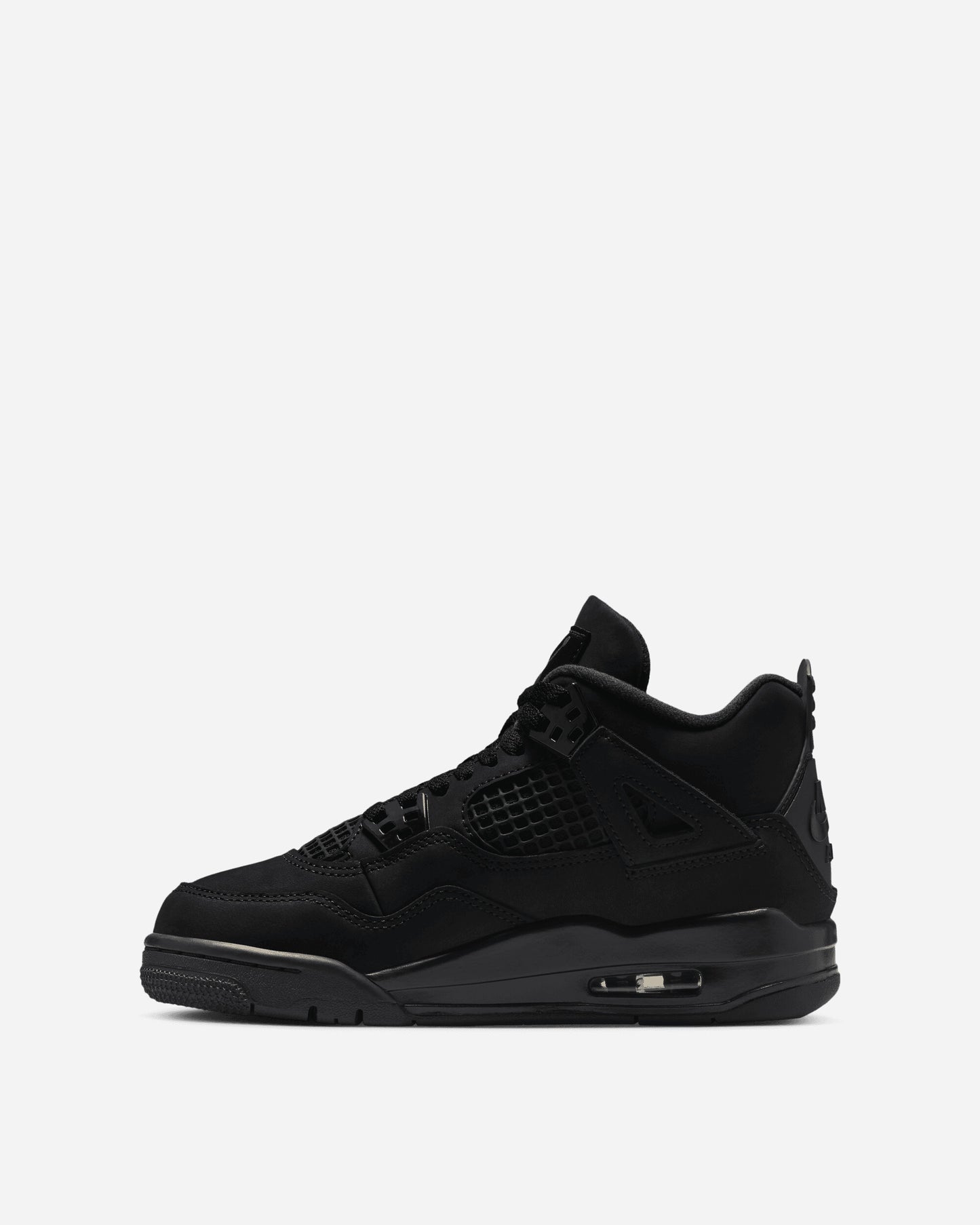 Nike Jordan Air Jordan 4 Retro Big Kids' Shoes Black/Black-Lt Graphite Sneakers Mid IB4171-010