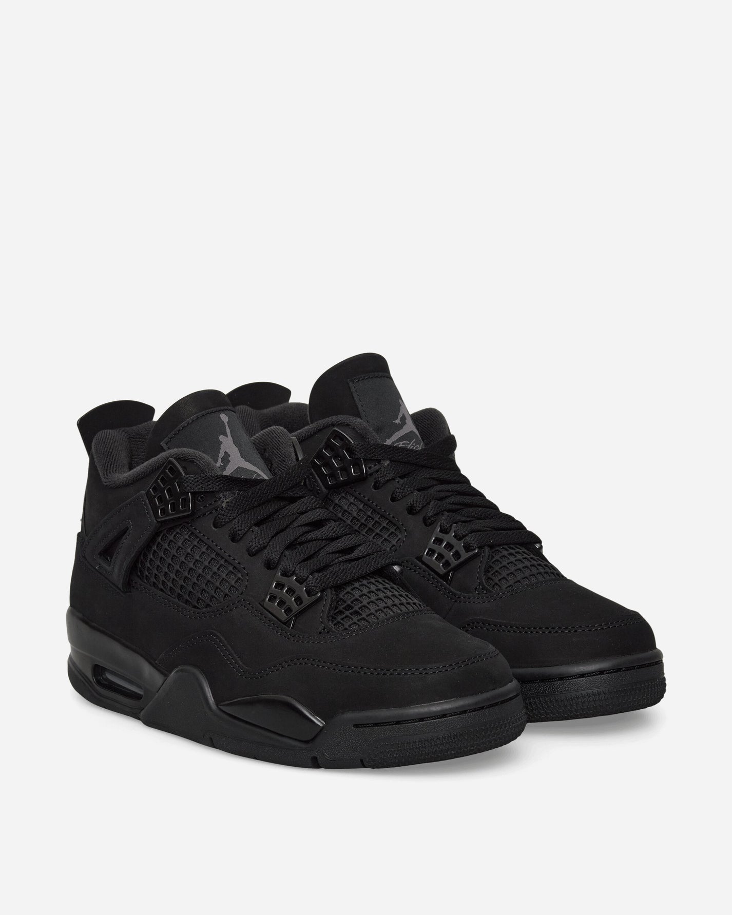 Nike Jordan Air Jordan 4 Retro Men's Shoes Black/Black-Lt Graphite Sneakers Mid FV5029-010