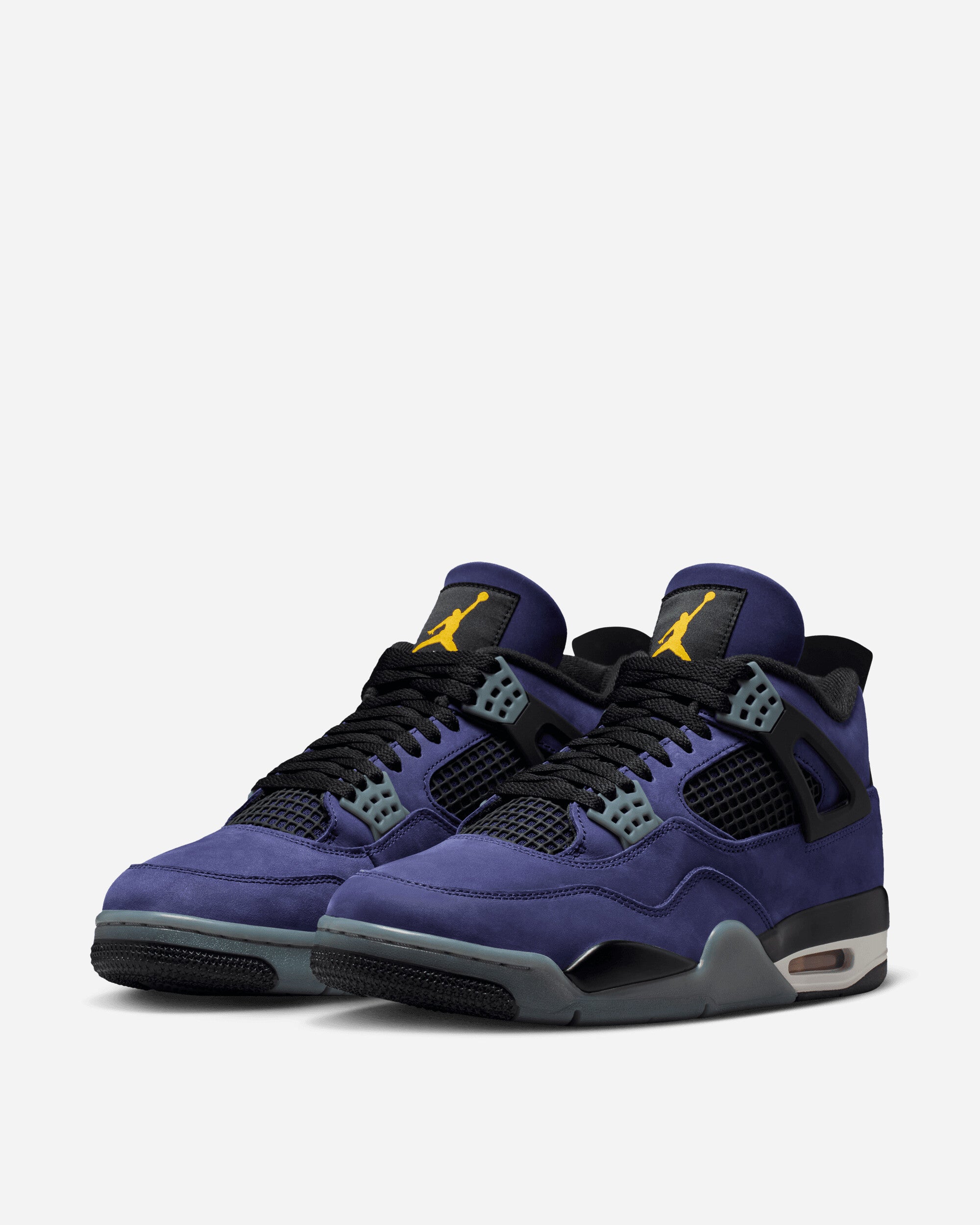 Nike Jordan Air Jordan 4 Retro Men's Shoes Imperial Purple/Multi-Color-Mu Sneakers Mid FV5029-500