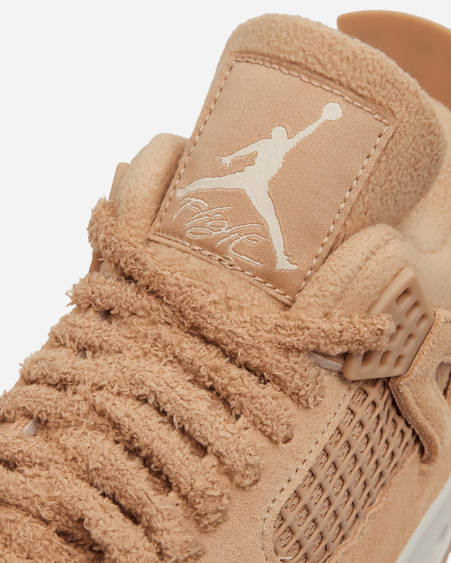 Nike Jordan Air Jordan 4 Retro Women's Shoes Hemp/Lt Orewood Brn Sneakers Mid HV0823-200