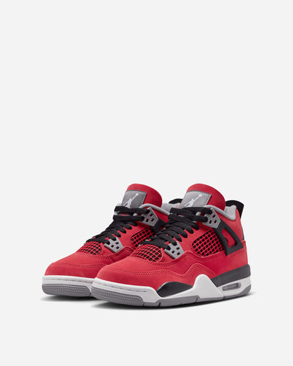 Nike Jordan Air Jordan 4 Retro (Gs) Fire Red/White/Black/Cement Sneakers Mid FQ8213-600