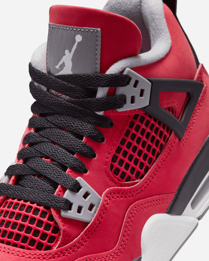 Nike Jordan Air Jordan 4 Retro (Gs) Fire Red/White/Black/Cement Sneakers Mid FQ8213-600