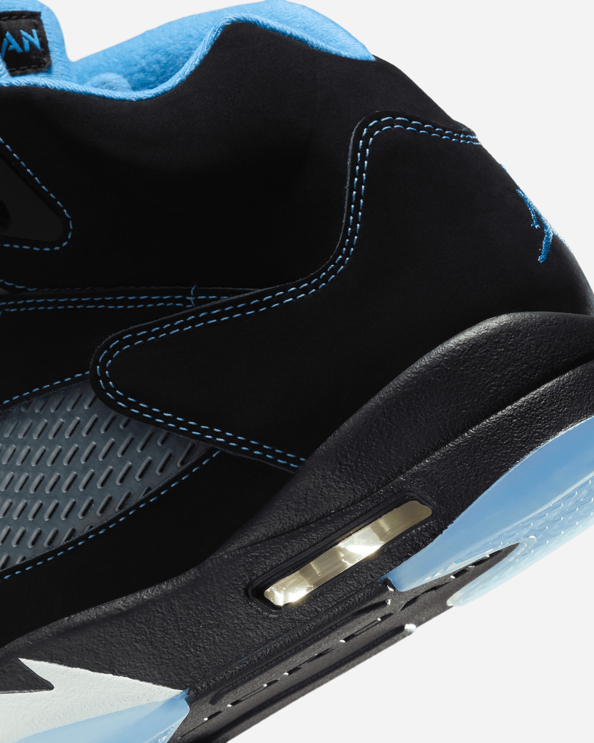 Nike Jordan Air Jordan 5 Retro Men's Shoes Black/Univ Blue/White Sneakers Mid DD0587-008