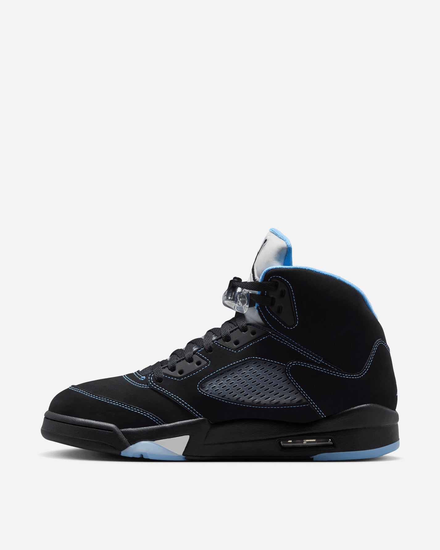 Nike Jordan Air Jordan 5 Retro Men's Shoes Black/Univ Blue/White Sneakers Mid DD0587-008