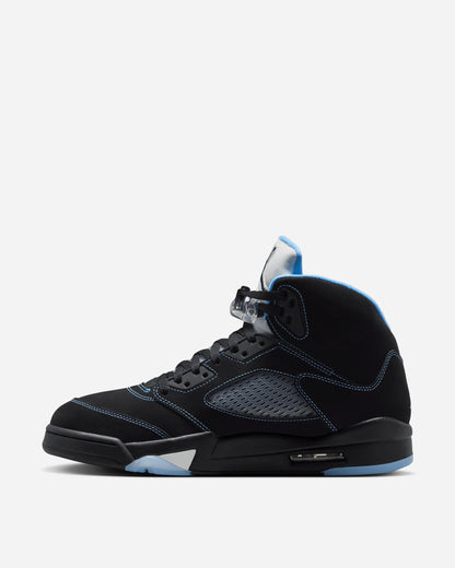 Nike Jordan Air Jordan 5 Retro Men's Shoes Black/Univ Blue/White Sneakers Mid DD0587-008