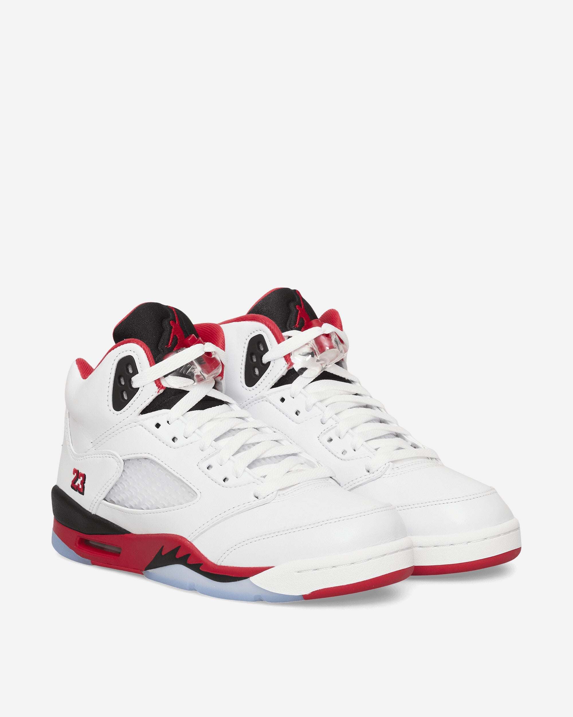 Nike Jordan Air Jordan 5 Retro Og (Gs) White/Fire Red/Black Sneakers Mid HQ7980-101