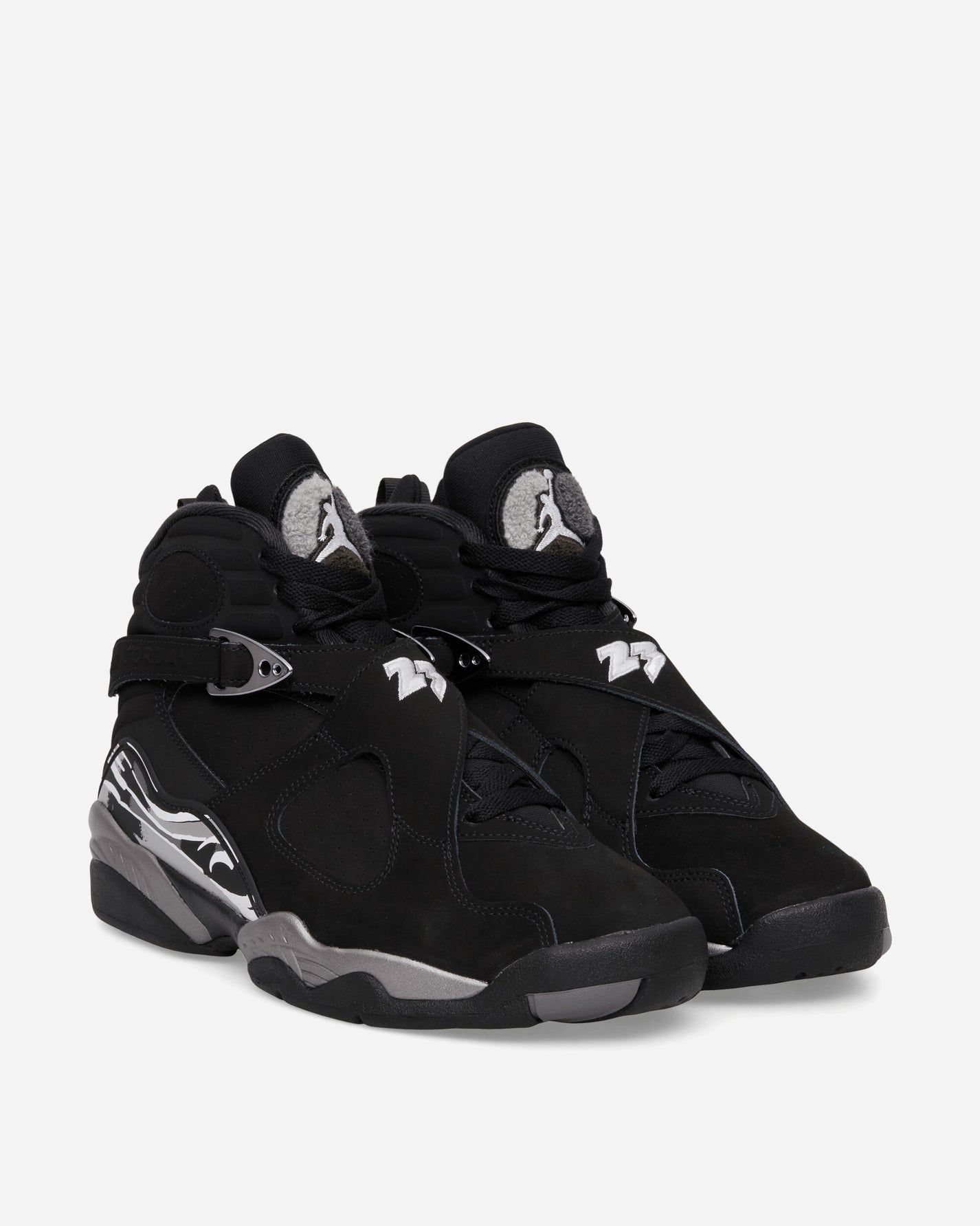 Nike Jordan Air Jordan 8 Retro Black/White Lt Graphite Sneakers Mid 305381-007