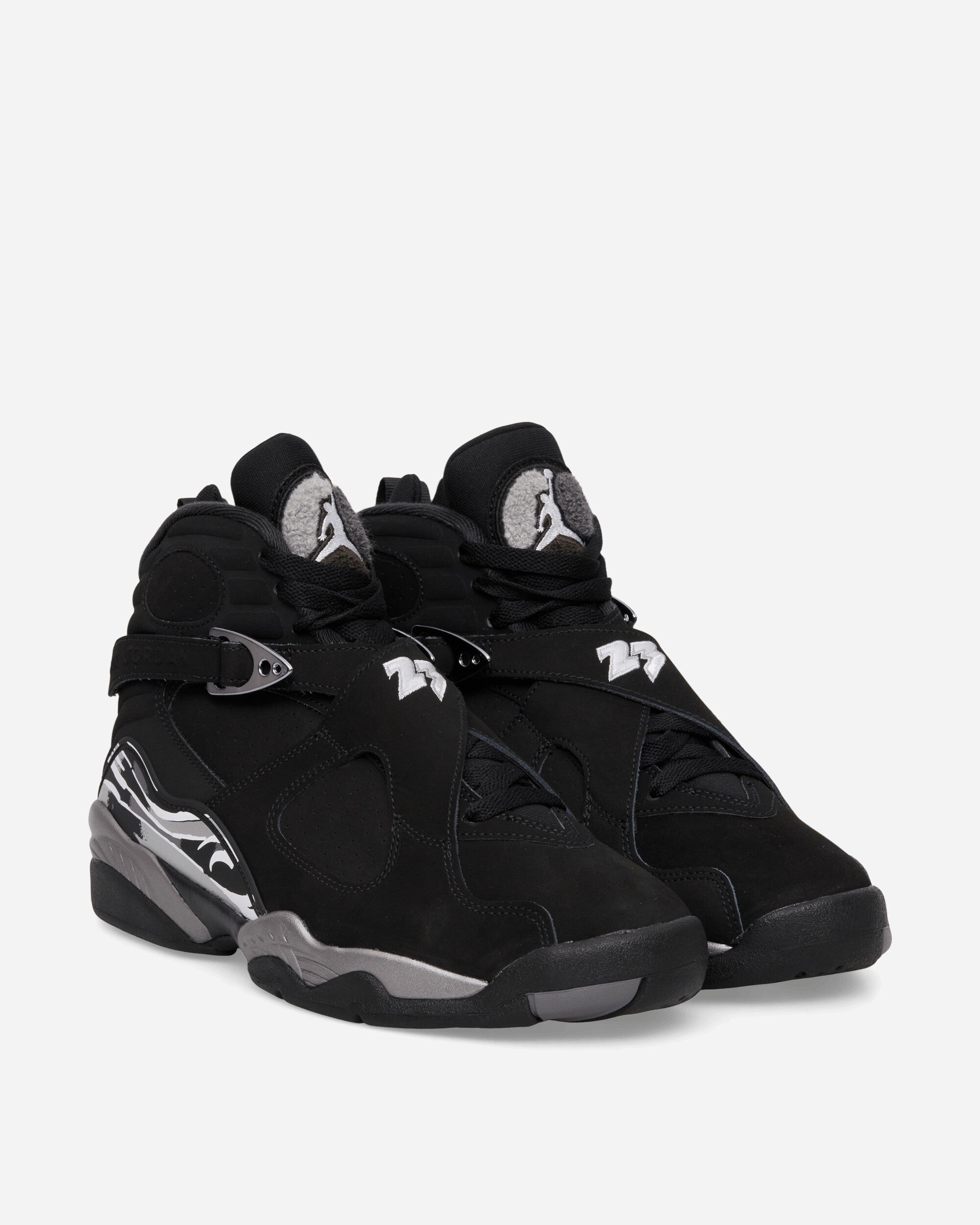 Nike Jordan Air Jordan 8 Retro Black/White Lt Graphite Sneakers Mid 305381-007