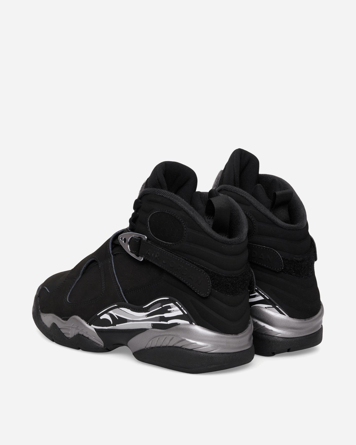 Nike Jordan Air Jordan 8 Retro Black/White Lt Graphite Sneakers Mid 305381-007