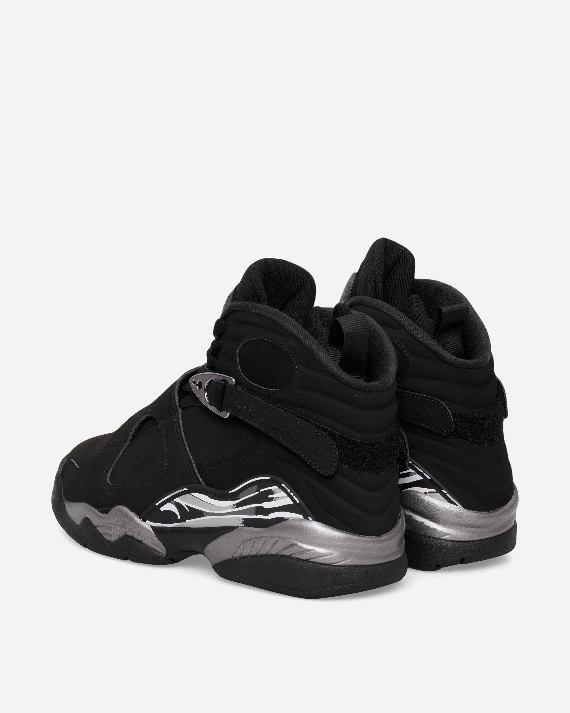 Nike Jordan Air Jordan 8 Retro Black/White Lt Graphite Sneakers Mid 305381-007