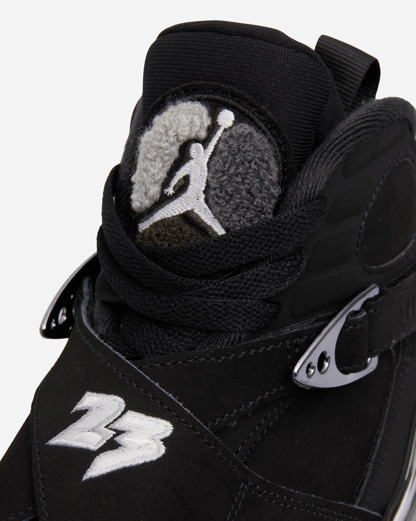 Nike Jordan Air Jordan 8 Retro Black/White Lt Graphite Sneakers Mid 305381-007